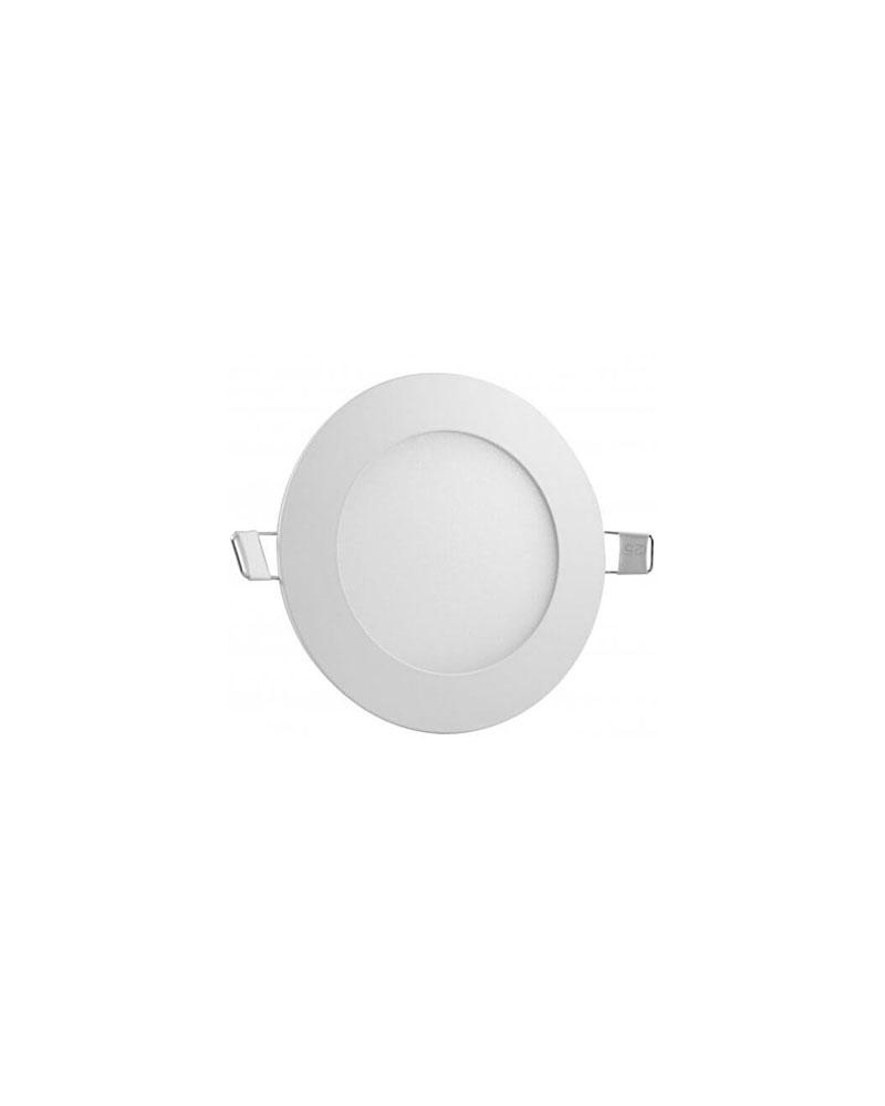 PAINEL PLAFON LED EMBUTIR REDONDO 12X12CM 6W BIVOLT