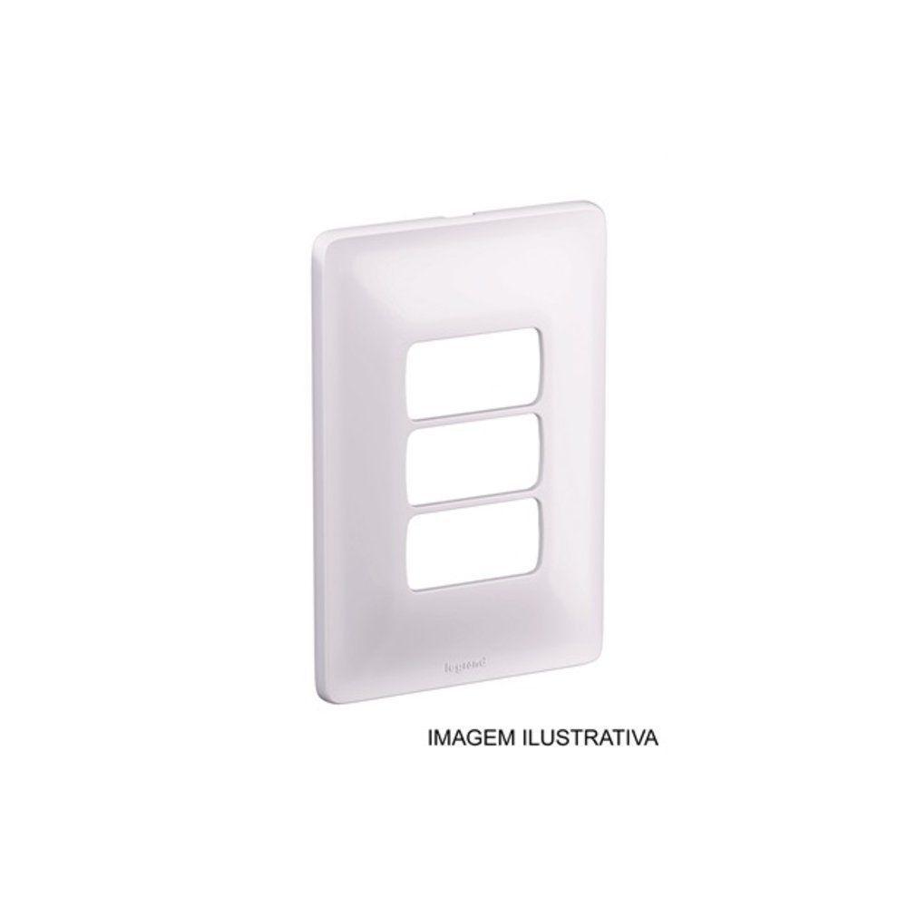 PLACA MODULAR 3 POSTOS 4X2 PIAL ZEFFIA
