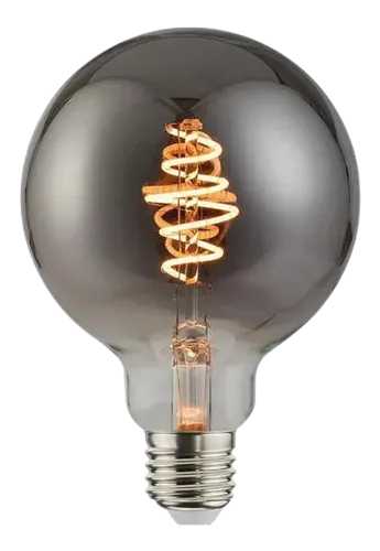 LÂMPADA FILAMENTO LED FUMÊ GLOBO G125 2200K AMBAR