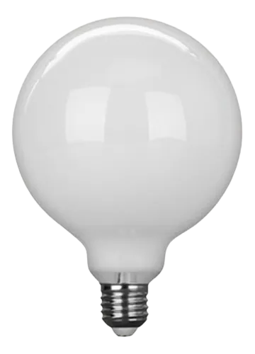 LÂMPADA FILAMENTO LED G125 LEITOSA 