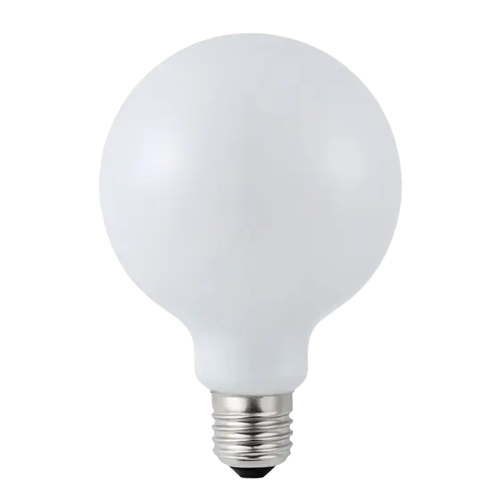LÂMPADA FILAMENTO LED G125 LEITOSA 